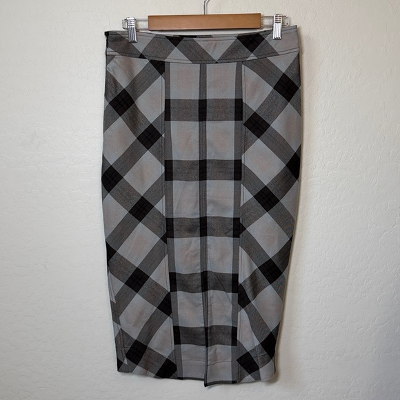Free People Plaid Academia High Low Midi Size Size 12 - Picture 4 of 5